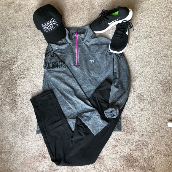 Victoria Secret PINK Quarter Zip - Picture 1 of 6